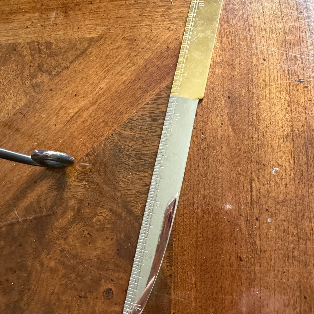 Solingen Germany Letter Opener Ruler Perfect - Picture 4 of 6